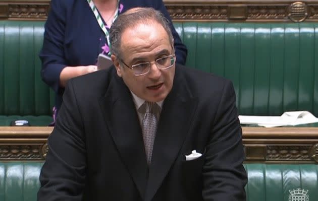 Michael Ellis repeatedly said all questions relating to the party claims &#39;were a matter for Sue Gray&#39;. (Photo: House of Commons - PA Images via Getty Images)