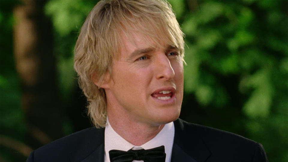 Owen Wilson outraged in Wedding Crashers