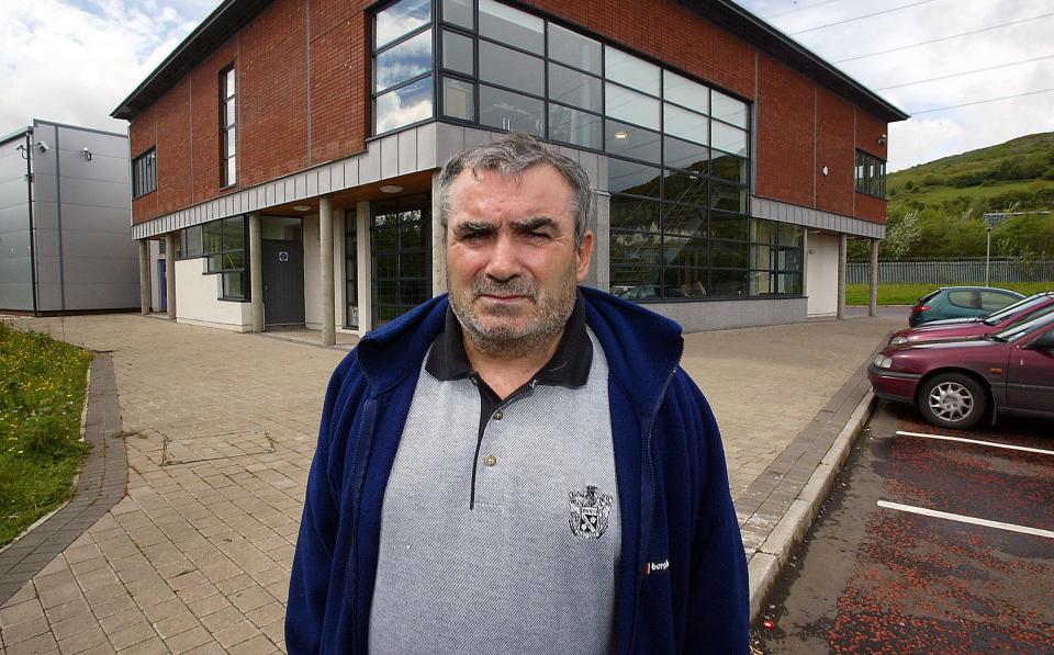 Freddie Scappaticci, widely named as double agent Stakeknife, in west Belfast in 2018