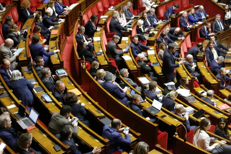 L'Assemblée nationale, le 24 novembre 2022 - Geoffroy Van der Hasselt © 2019 AFP