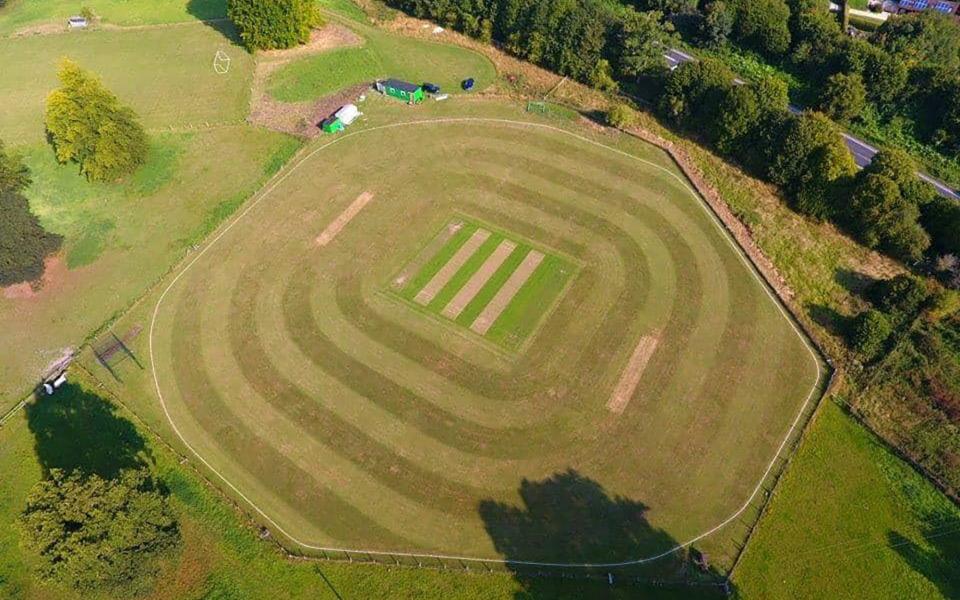 An overhead view of Heytesbury CC