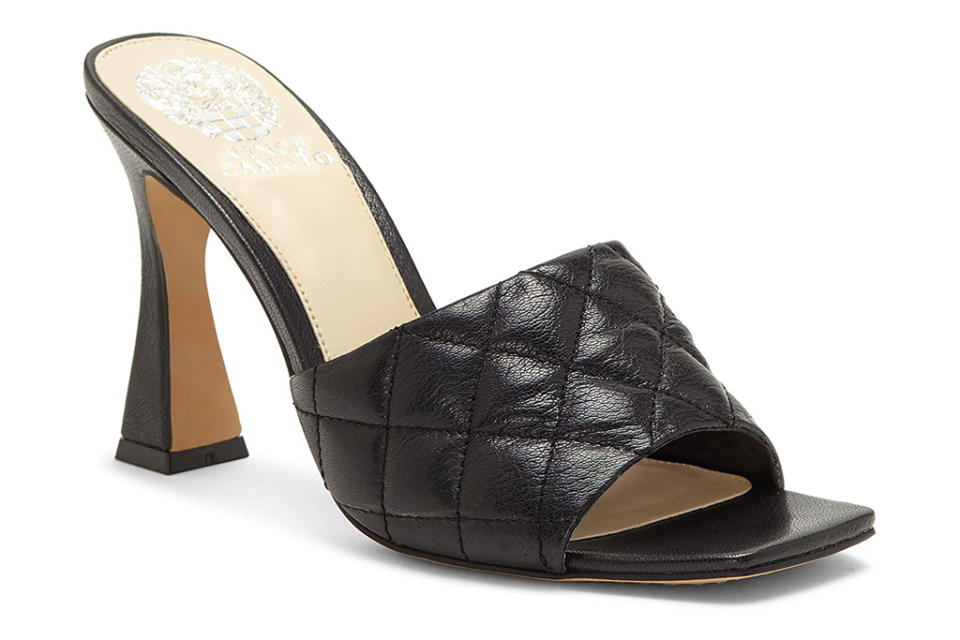 vince camuto, black mules