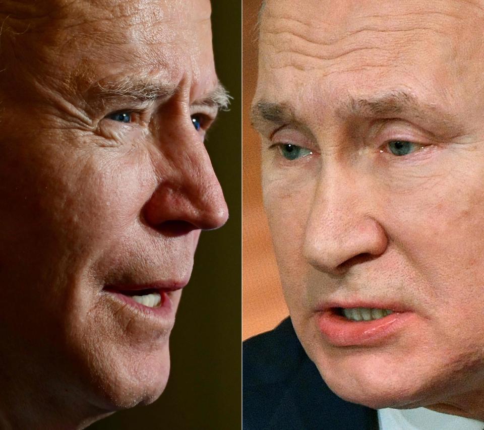 President Joe Biden and Russian President Vladimir Putin talked for two hours on Tuesday via secure video teleconference about Ukraine and other issues. Biden put Putin on notice that the U.S. and its allies could impose economic sanctions if Russia invades Ukraine.