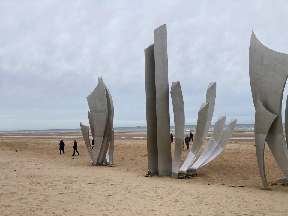 Omaha Beach War Memorial is a fitting tribute to those who died in WWII.