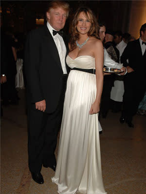 Donald Trump and Melania Knauss: January 22, 2005