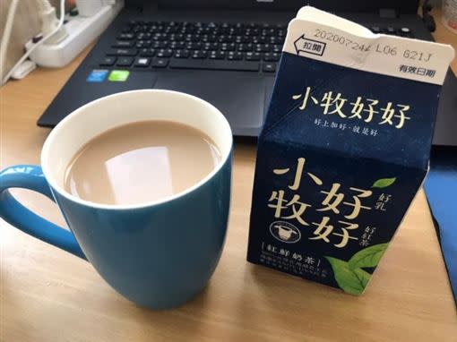 原PO認為此款鮮奶茶偏甜，喝多會覺得膩。（圖／翻攝自 Dcard ）
