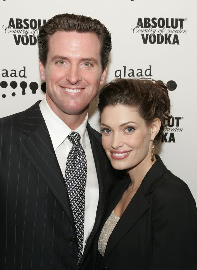 Then-San Francisco Mayor Gavin Newsom and then-wife Kimberly Guilfoyle in 2004.