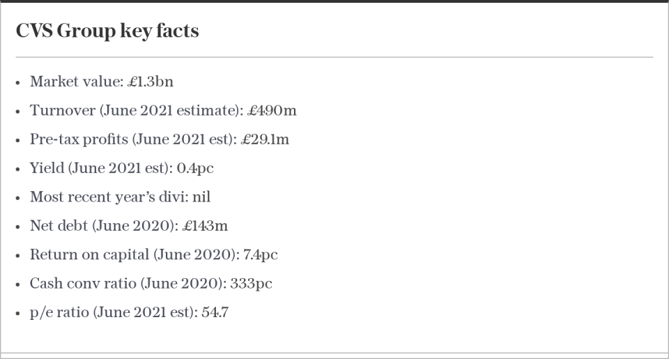 CVS Group key facts