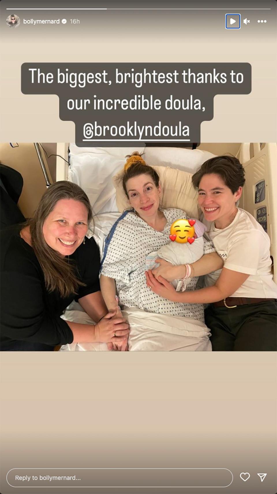 https://www.instagram.com/p/CoilMDfJALj/. molly bernard/Instagram