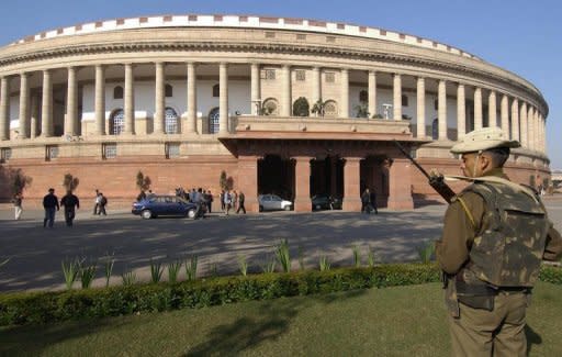 Parliament House in New Delhi. New strains emerged in India's ruling coalition on Thursday amid wrangling over their candidate to be the next president, further weakening the already shaky alliance