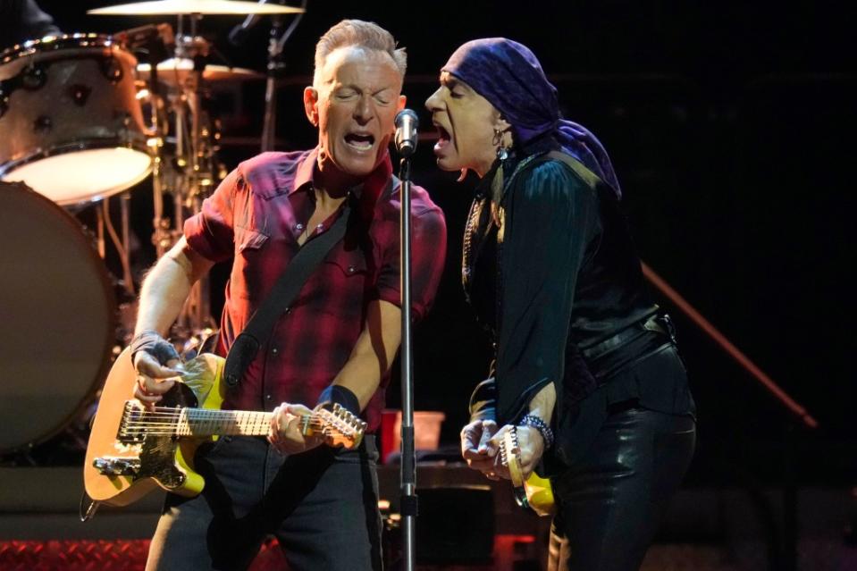The nearly three-hour show featured all of the Boss’ greatest hits and featured his equally talented E Street Band. AP Photo/Ross D. Franklin