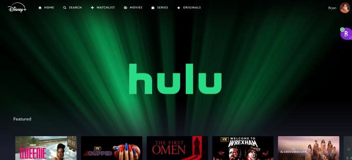 Hulu on Disney Plus