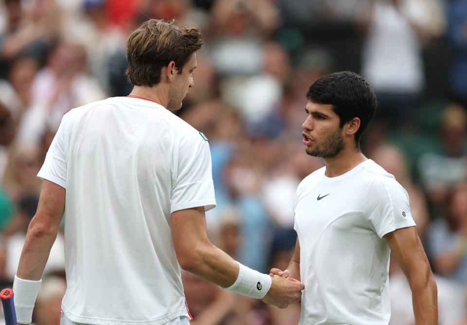 Alcaraz was pushed to the limit by Jarry (Getty Images)