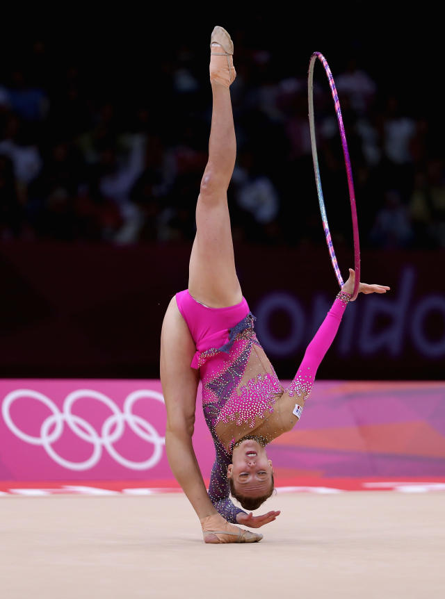 Crazy things rhythmic gymnasts do