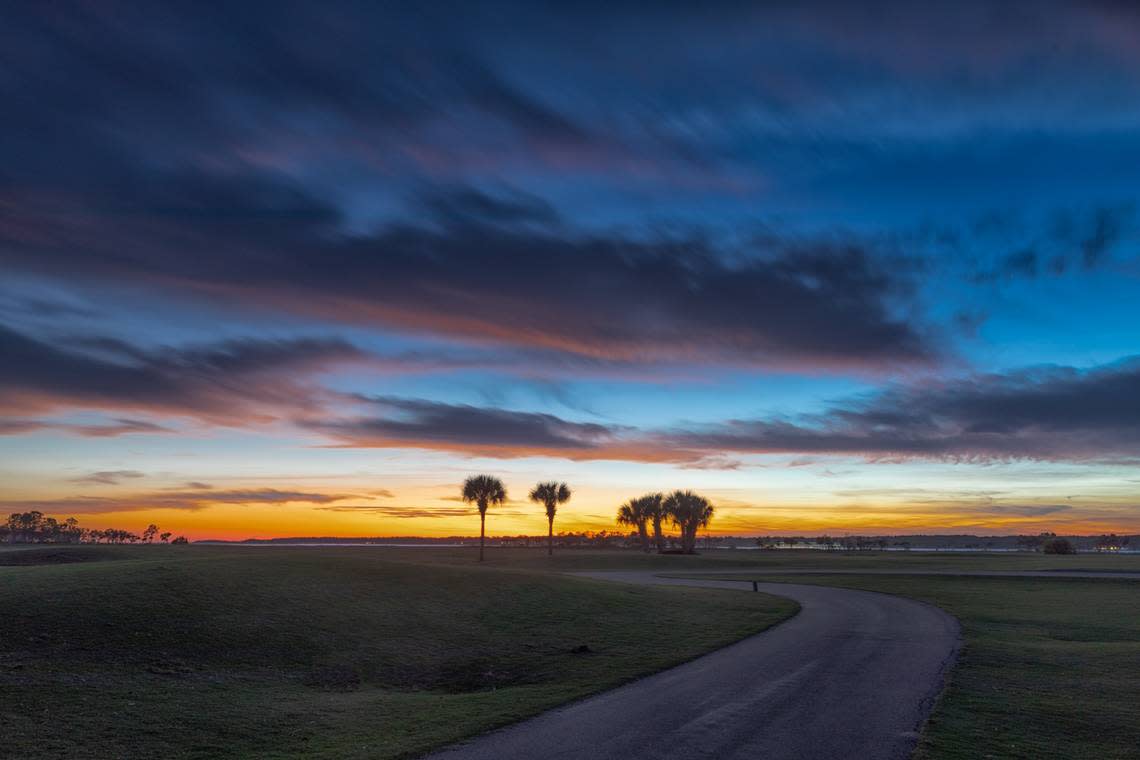 Debbie Staley shared this photo taken on the 17th green at Harbour Town Links in Sea Pines on Oct. 16, 2022. 