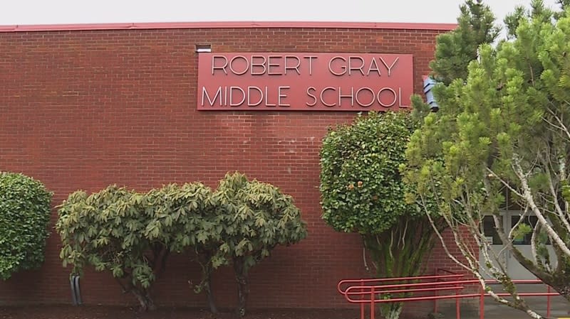 Robert Gray Middle School in Portrland, January 22, 2024 (KOIN)