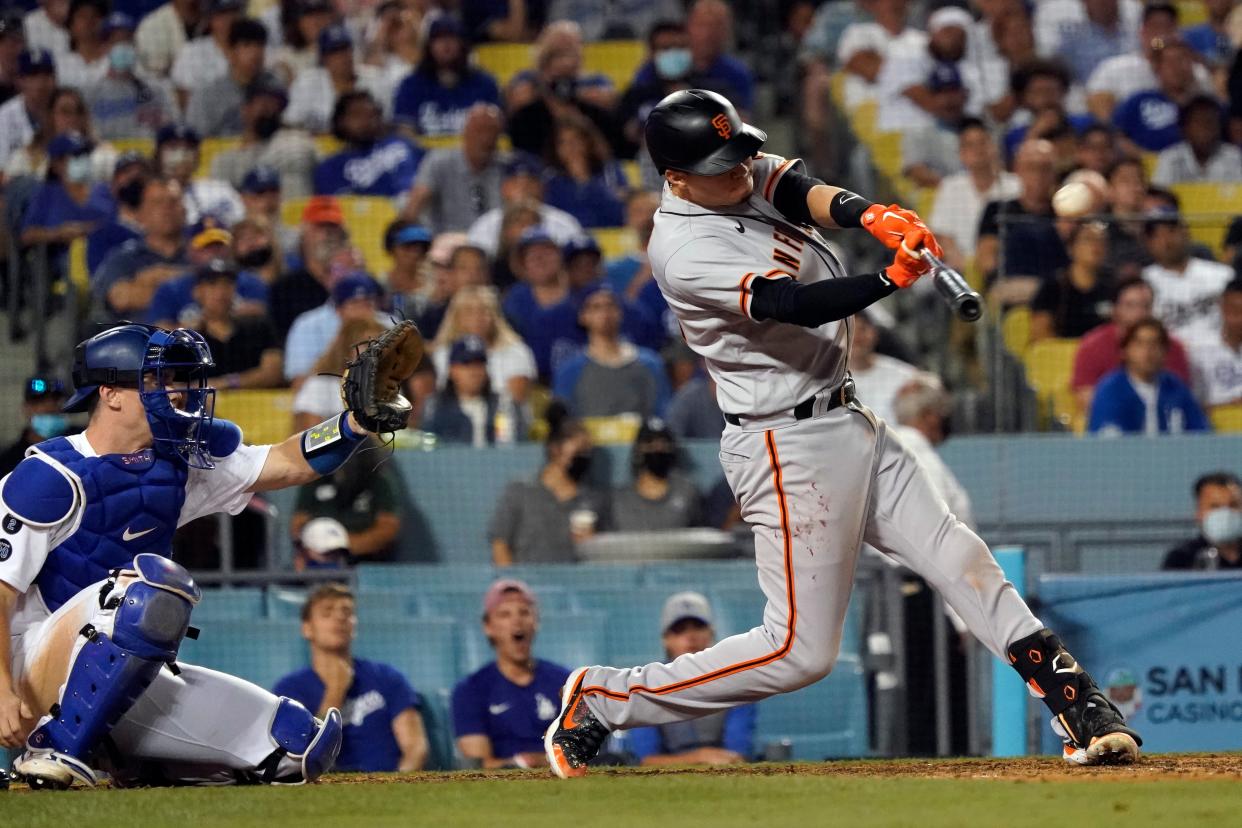 GIGANTES-DODGERS (AP)