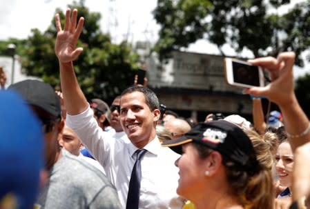 Rally against Maduro's government, in Caracas