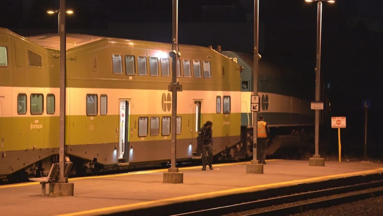 Toronto police and Metrolinx are cautioning the public against train surfing after a boy, 15, was injured over the weekend.  (Arlyn McAdorey/CBC) - image credit)