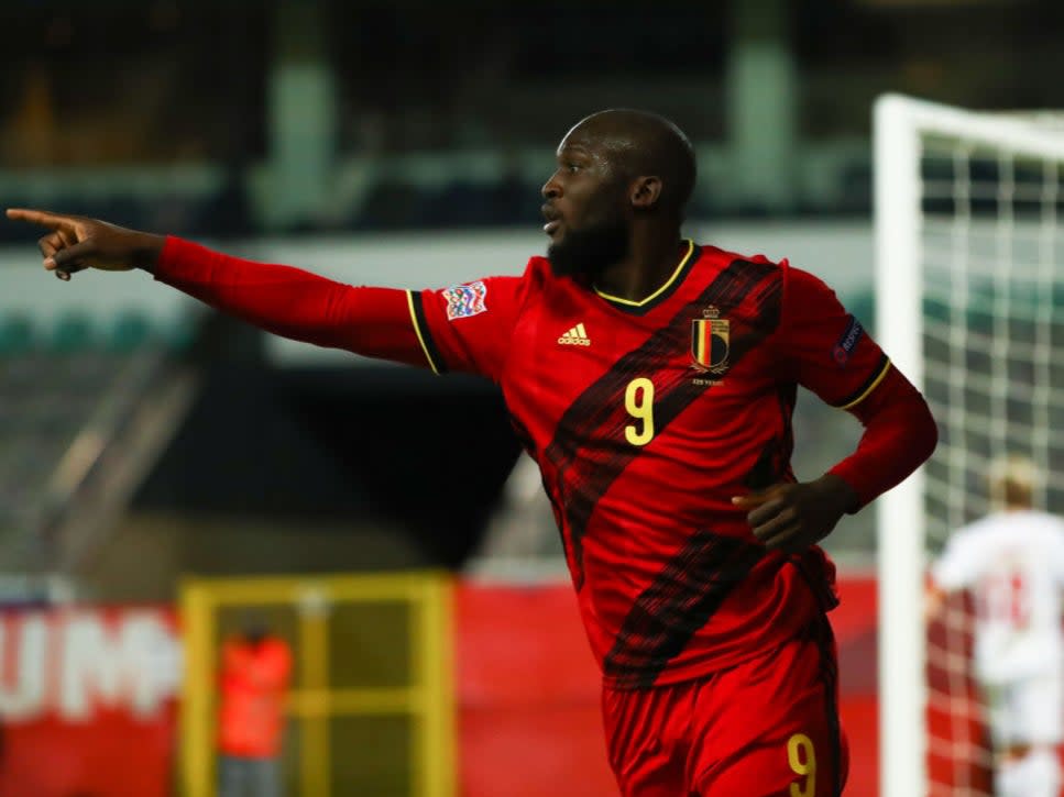 Romelu Lukaku will start up front for Belgium at Euro 2020 (Getty Images)