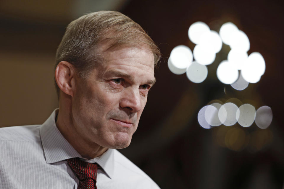 Rep. Jim Jordan speaks at the Capitol (Anna Moneymaker / Getty Images)