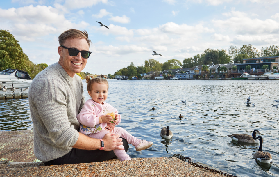 Chris Loy and Margot in Hampton (Juliet Murphy)