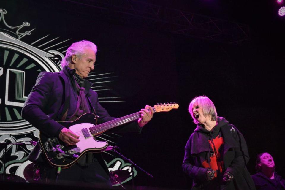 Neil Giraldo and Pat Benatar perform during Remind GNP at Parque Bicentenario on March 7, 2020, in Mexico City, Mexico. / Credit: Medios y Media / Getty Images