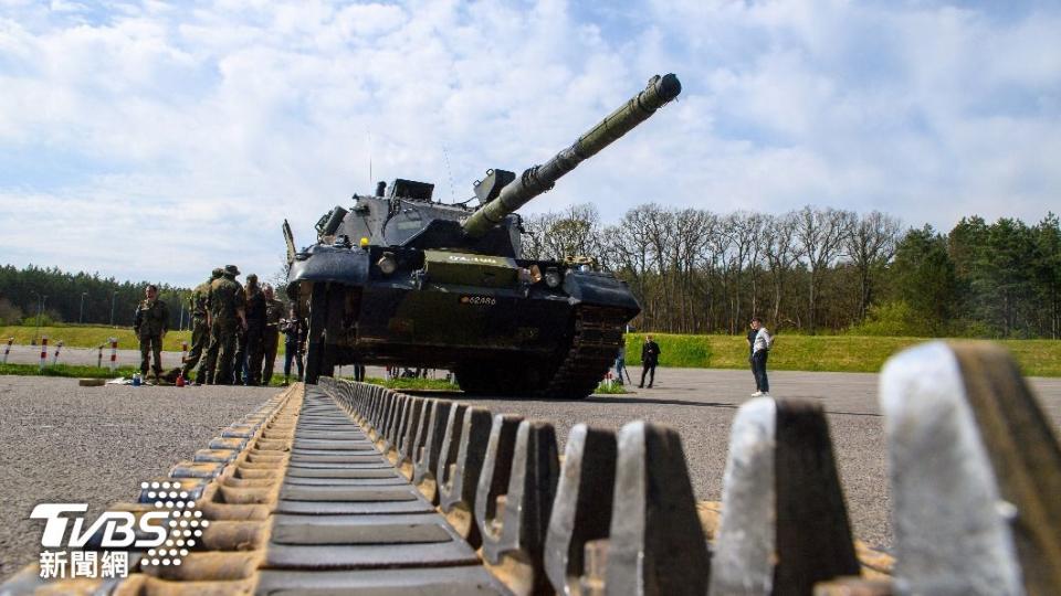 瑞士禁止向烏克蘭移轉、本土製造的豹1型坦克。（圖／達志影像美聯社）