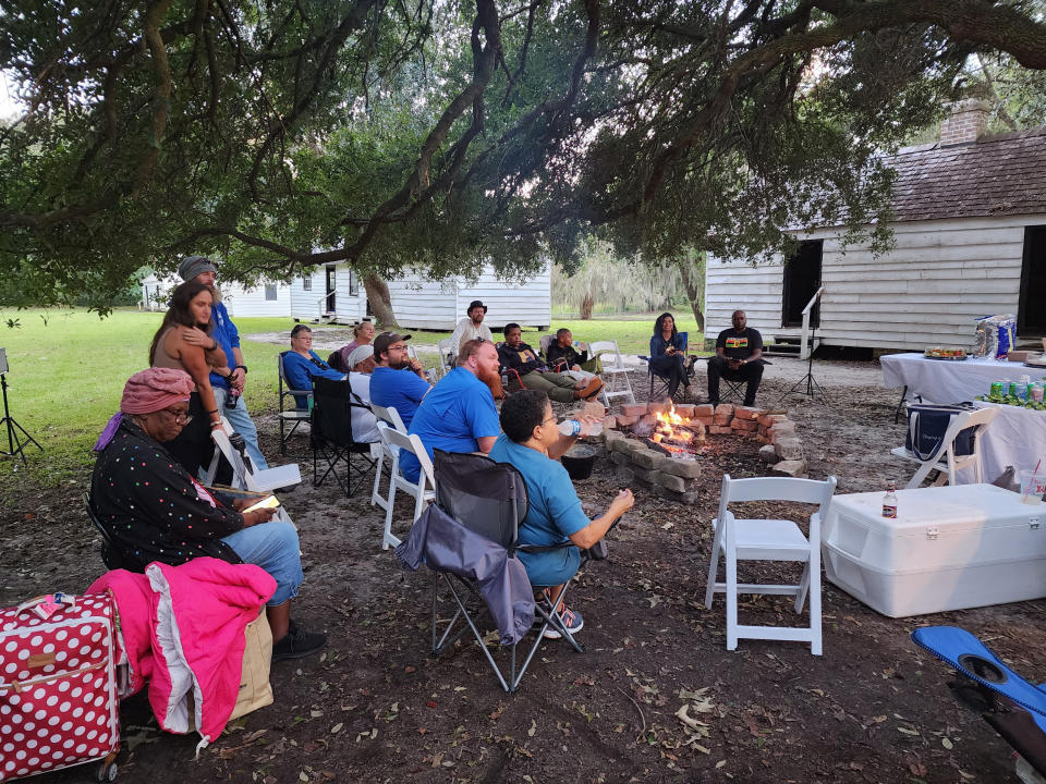 The Magnolia Plantation Living History experience in Charleston, S.C. in October 2022. (Courtesy Joseph McGill / The Slave Dwelling Project)