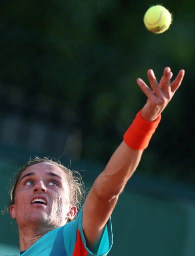 Ukraine's Alexandr Dolgopolov during his French Open match against Ukraine's Sergiy Stakhovsky in May. Dolgopolov will start against Italian Flavio Cipolla at the Washington Open, which starts on Monday