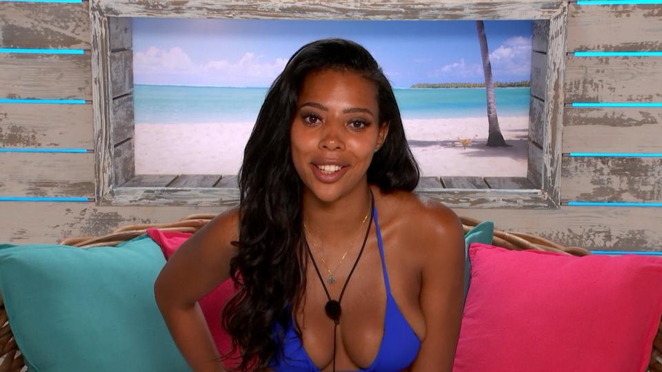 Amber Beckford from ‘Love Island’ (ITV)