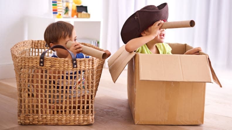 Set up an exciting scavenger hunt for your little ones.