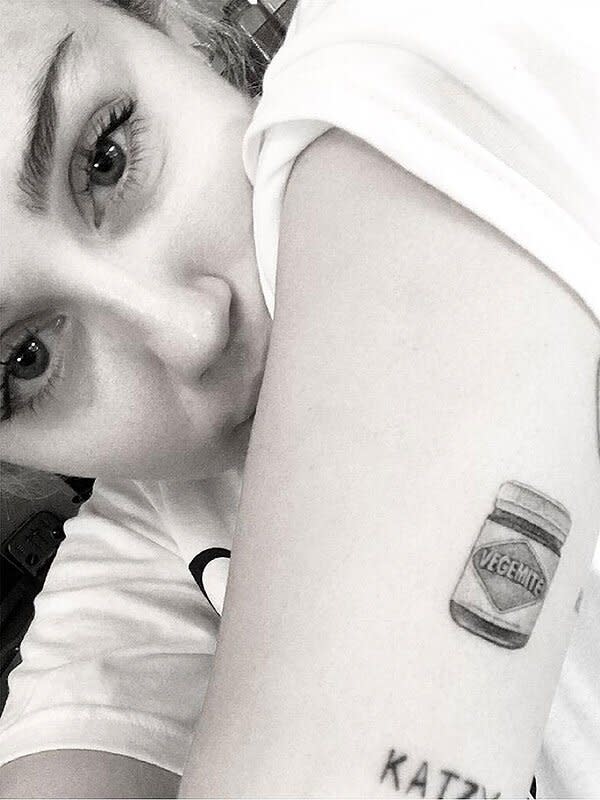 Miley Cyrus Has a New Favorite Australian Food and a Tattoo to
