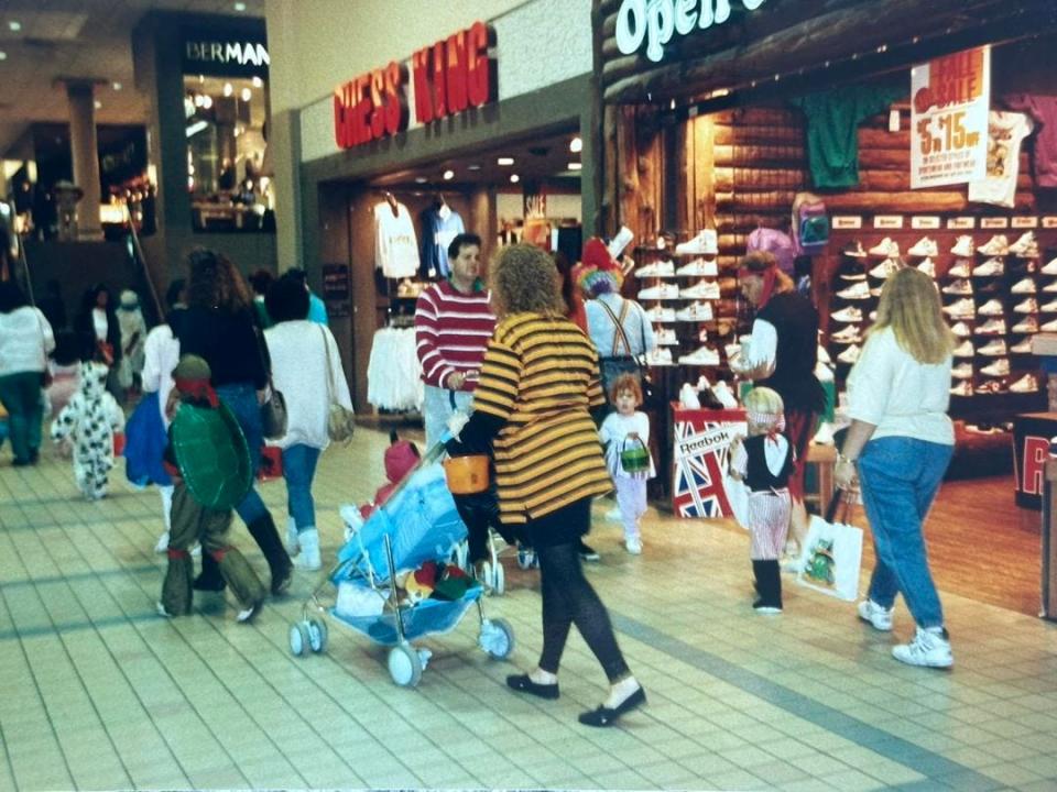 Halloween at Monmouth Mall, 1990.