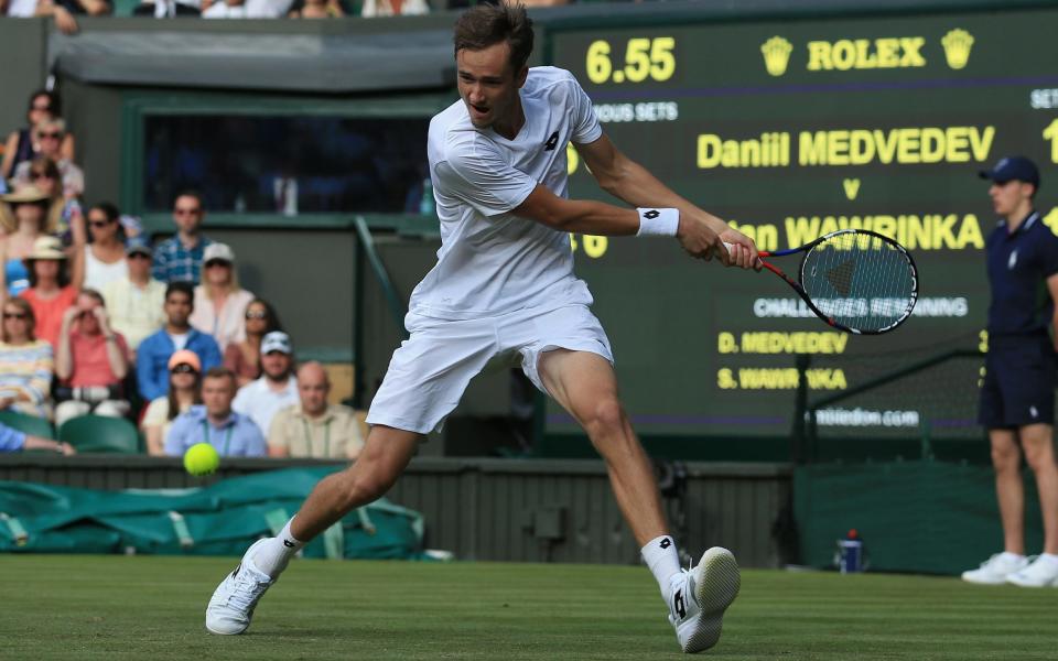 Daniil Medvedev - Wimbledon lift ban on Russian and Belarusian players for this summer's tournament - Getty Images/Lindsey Parnaby