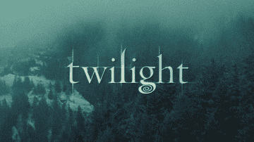 The opening title screen of "Twilight"