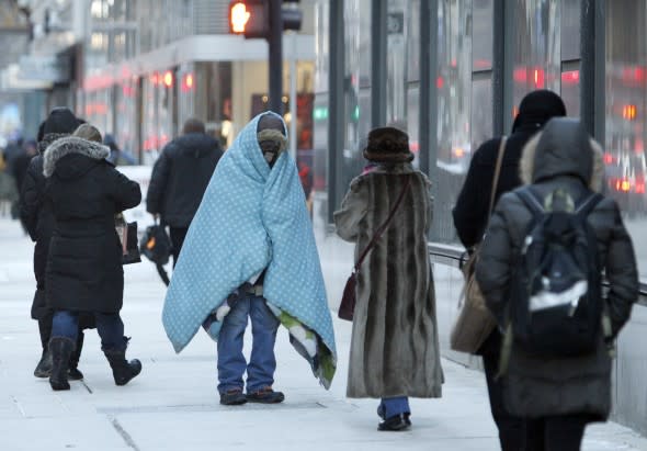 Homeless polar vortex - Chicago (AP)