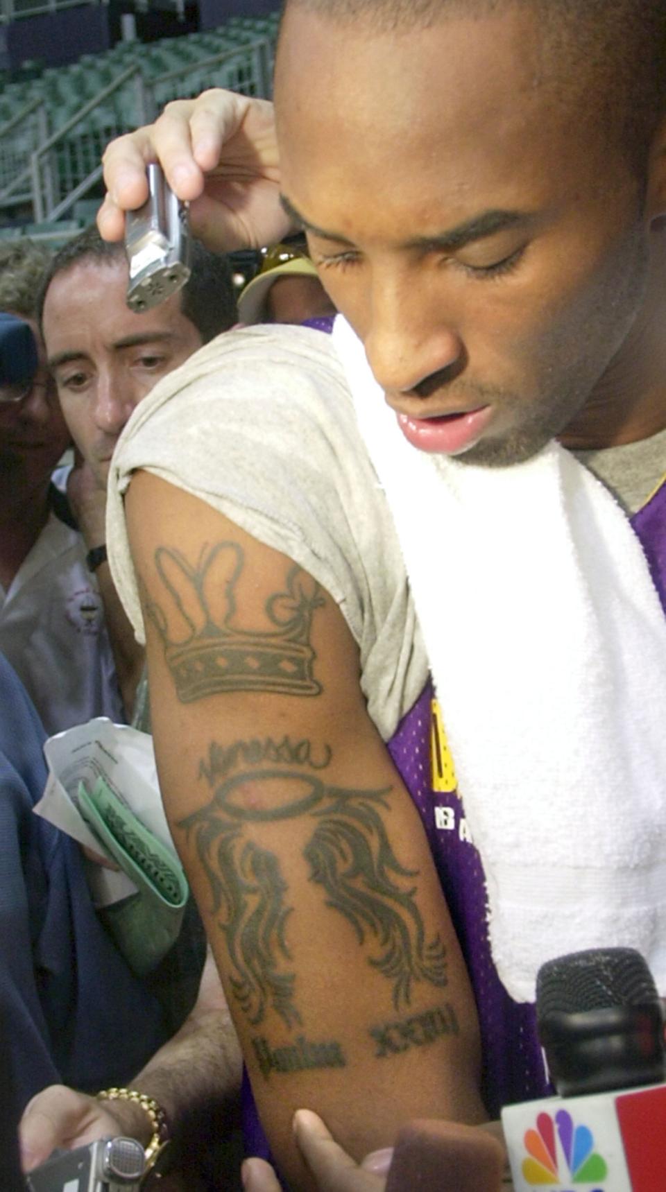 kobe bryant tattoo