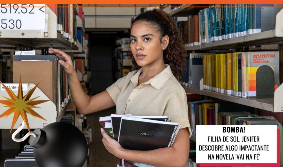 Filha de Sol (Sheron Menezzes), Jenifer (Bella Campos) descobre algo chocante na novela 'Vai na Fé' - Divulgação, TV Globo