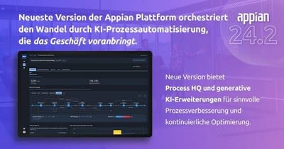Neue Version der Appian-Plattform orchestriert Veränderungen durch KI-gestützte Prozessautomatisierung.