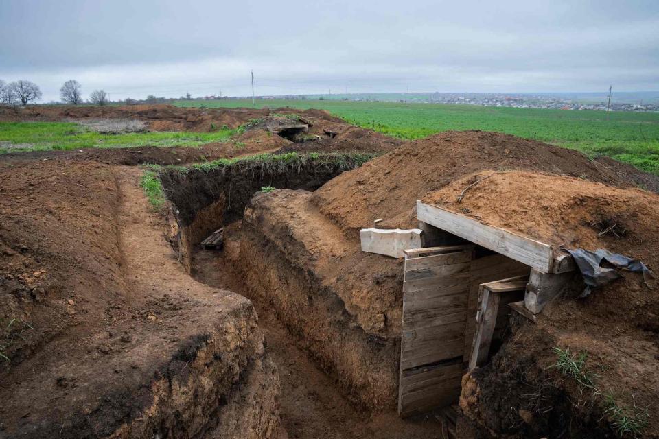 Ukraine Odesa trench