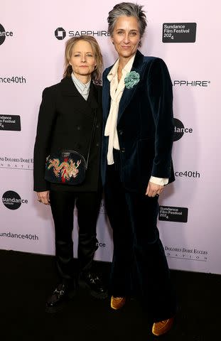 <p>Matt Winkelmeyer/Getty</p> (L-R) Jodie Foster and Alexandra Hedison attend the 2024 Sundance Film Festival Opening Night Gala: Celebrating 40 Years at DeJoria Center on January 18, 2024 in Park City, Utah