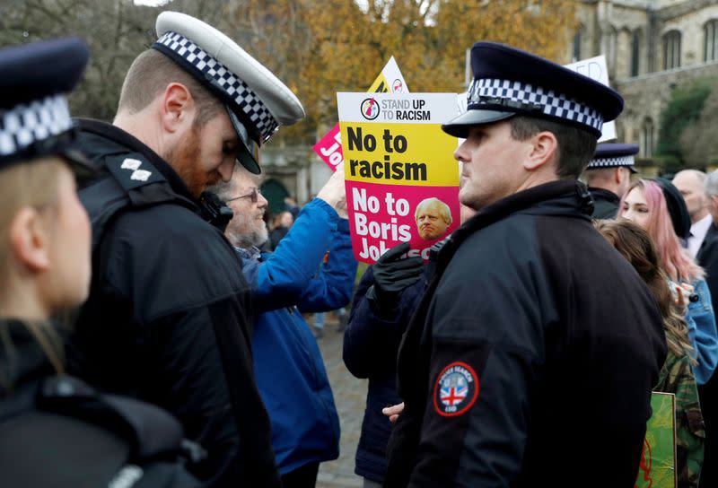 Britain's Prime Minister Boris Johnson's general election campaign