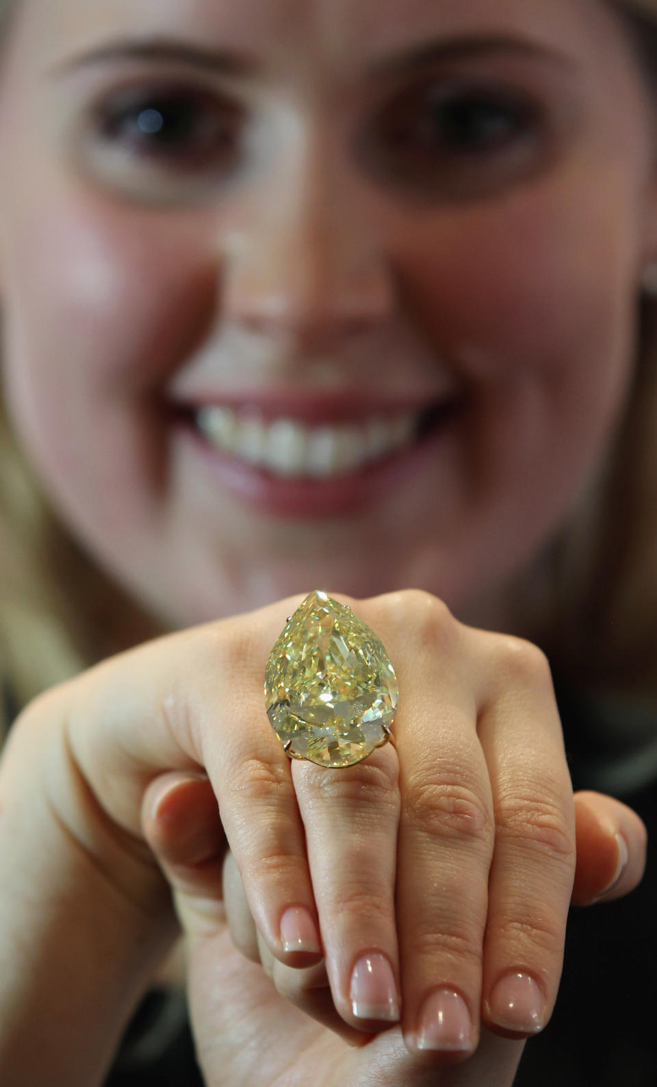 A Sun Drop Diamond Forms Part Of Sothebys Magnificent Jewels Sale