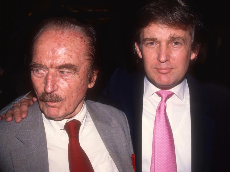 Fred Trump and son Donald Trump