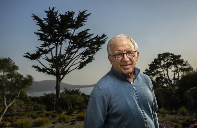 PEBBLE BEACH, CA - OCTOBER 26, 2020: Music mogul Irving Azoff, a 2020 inductee into the Rock and Roll Hall of Fame, is photographed in Pebble Beach on October 26, 2020. (Mel Melcon / Los Angeles Times)
