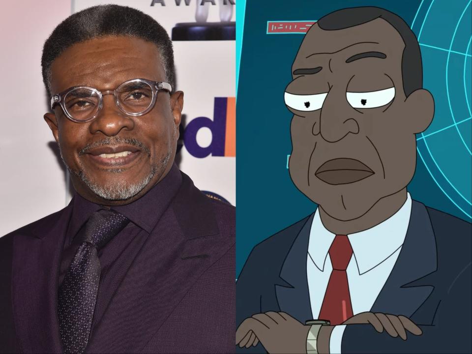 Keith David plays President Curtis in "Rick and Morty."