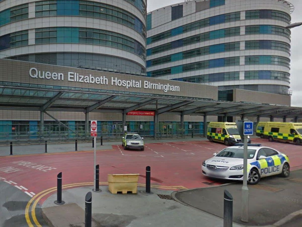 Queen Elizabeth Hospital in Birmingham (Google Maps)