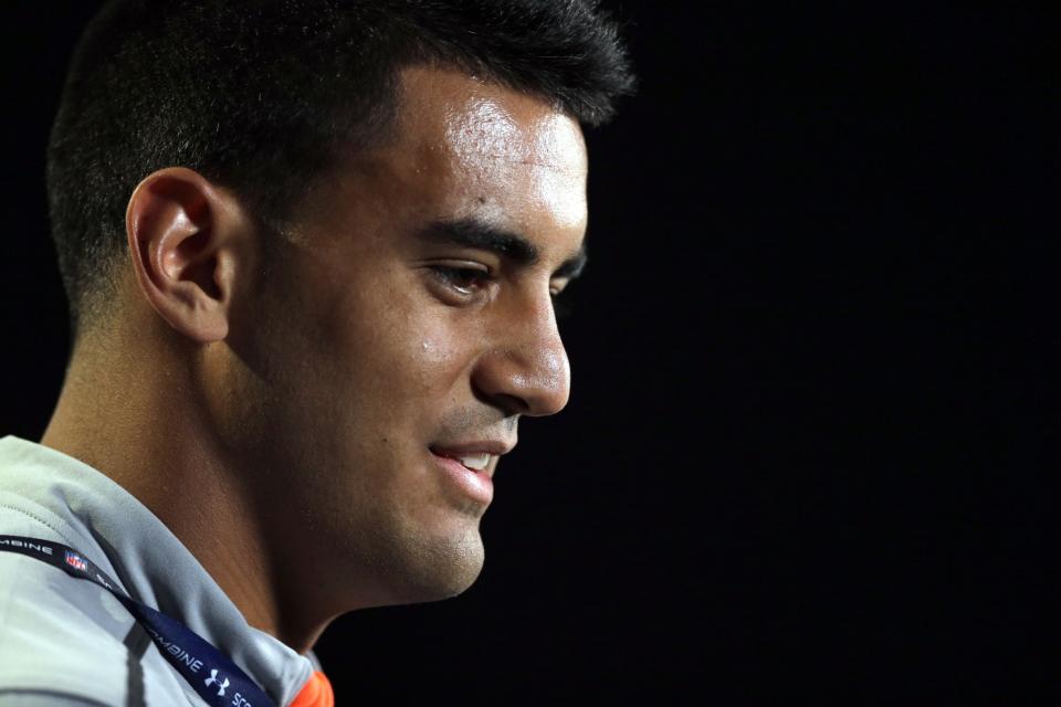 Former Oregon QB Marcus Mariota was selected second overall in the 2015 NFL Draft. (AP Photo/David J. Phillip)