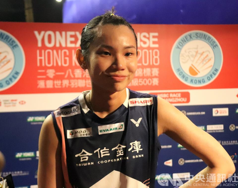 中華隊選手戴資穎（圖）17日晚在香港公開羽毛球錦標賽女單4強比賽進行中，因為腰傷而中途退出比賽，未能完成賽事。(中央社)